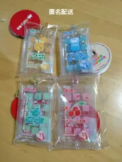 もちもち君　ミニチュアキーホルダー　 さくらんぼ餅　タイトー限定4種セット