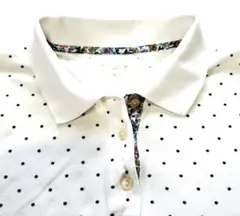 一部花柄のポロシャツ　ユニクロ