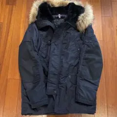 AMERICAN RAG CIE フライトジャケット ネイビー ファー付き