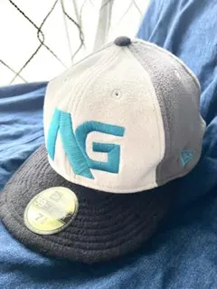 ニューエラ■ 59FIFTY ７ 3/8 ブラックxグレーx水色 ■NEWERA