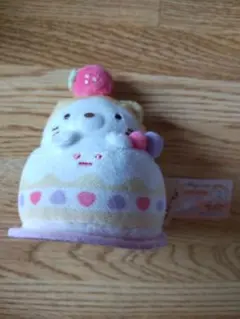 すみっコぐらし てのりぬいぐるみ ねこ トラ ケーキ