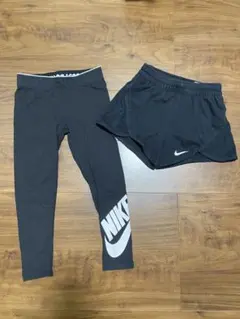 NIKE レギンスとショートパンツセット