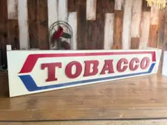 希少 tobaccoプラスチック看板 レトロ アメリカンヴィンテージ インテリア