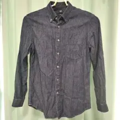 UNIQLO ユニクロ スリムフィット デニムシャツ Sサイズ