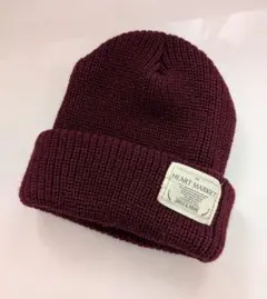 HEART MARKET ニット帽 ボルドー