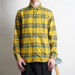 THE NORTH FACE チェック柄ネルシャツ イエロー/FZ161のサムネイル
