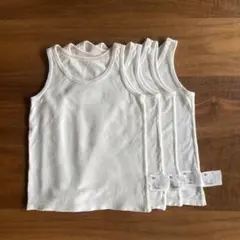 UNIQLO コットンメッシュ タンクトップ 4枚セット 90