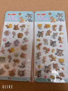 トムとジェリー プクプクシール ２枚セット