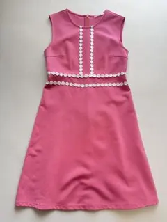 プリマシェレル ピンク ノースリーブ ワンピース