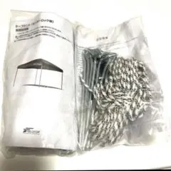 タープテント用付属品　ペグ８本,ロープ４本のサムネイル