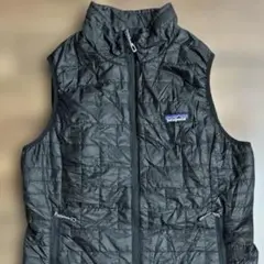 ⑦ パタゴニア　patagonia ナノパフ ブラック　黒　ダウンベスト ベスト