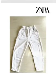 新品未使用　ZARA デニム　ホワイト　サイズ34