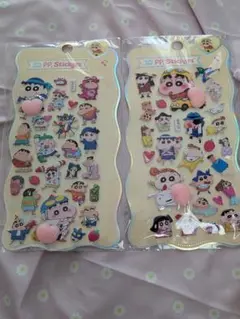クレヨンしんちゃん 3D PP ステッカー 2パック