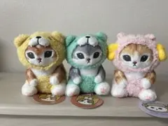 モフサンド　くまにゃん　ひつじにゃん　ぬいぐるみ　3点セット