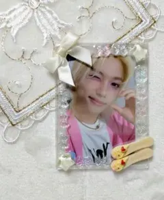 레진 데코♡ 리본 화이트♡
