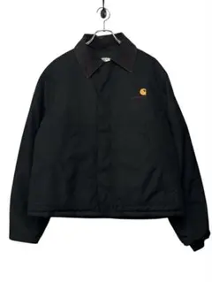 90s Carhartt デトロイトジャケット ナイロン L 黒 ブラック レア