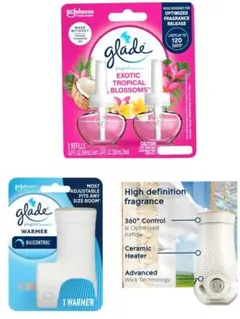 glade plugin 2個リフィル＋コンセント1個
