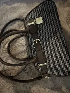 LILY BROWN 2wayミニボストンバッグ　チェック　美品のサムネイル