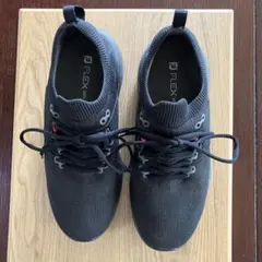 【FJ 】FLEX XP スパイクレスシューズ ブラック JPN 25