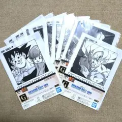 ドラゴンボール 一番くじ G賞 コミックスクリアファイルセット 10種