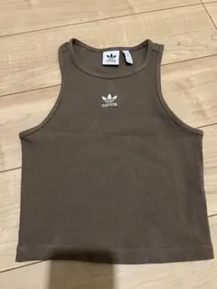 adidas Originals リブタンクトップ ブラウンのサムネイル