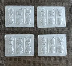 ペコ&サンリオ なかよしシールグミ 型　Ｂ　4枚セット