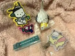 サンリオキャラクター ポチャッコ キーホルダー 前髪クリップ セット