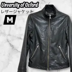 Oxford University レザージャケット　本革　美品 vintage オックスフォード Oxford シングルライダースジャケット