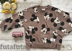 ミッキーマウス プリント トレーナー