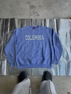 Champion / Columbia ライトブルー ビンテージスウェット