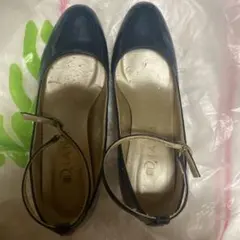 ダイアナネイビー アンクルストラップ ハイヒール