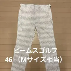 beams golfビームスゴルフウェアメンズパンツ白46m