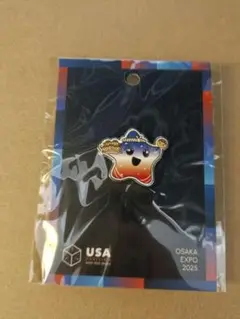 大阪 万博 EXPO アメリカ館 ピンバッジ スパークUSA　たこ焼き