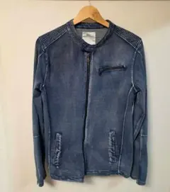 Growth by Grail ノーカラー デニム ジャケット【L】タンガリー