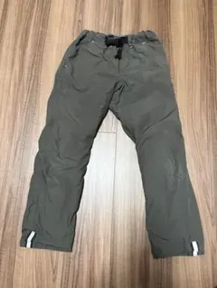 カーキ色の長ズボン ウエストゴム付き130