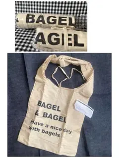 最終値下げ価格　2個　ベーグル&ベーグル　コットン　エコバッグ
