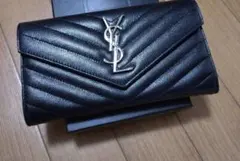 SAINT LAURENT 長財布 ブラック