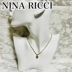 NINA RICCI ニナリッチ NRロゴ ネックレス ゴールド シンプルのサムネイル