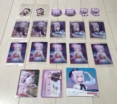 ホロライブ　猫又おかゆ　カード　シール　コースター　19個セット