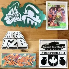 ③ グラフィティー ステッカー 5枚セット graffiti グラフィティ