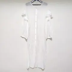 STYLE MIXER ロングシャツ シャツワンピース 白 スタイルミキサーのサムネイル
