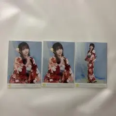 ≠ME 市原愛弓 生写真 浴衣 セミコンプ+チュウ