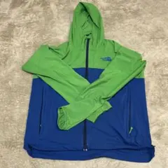 THE NORTH FACE スワローテイル フーディ 緑×青
