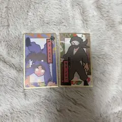 忍たま乱太郎 華絵札色紙コレクション 雑渡昆奈門 竹谷八左ヱ門