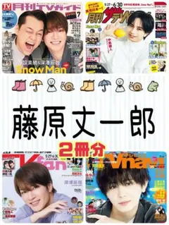 月刊TVガイド 月刊ザテレビジョン 7月号 藤原丈一郎 切り抜き②