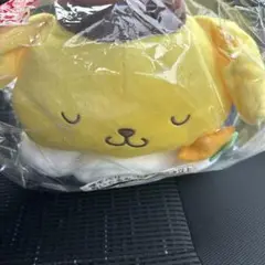 サンリオキャラクター大賞当たりくじ　寝そべりぬいぐるみ　ポムポムプリン
