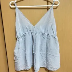 匿名　OFALO キャミソール　ビスチェ　水色