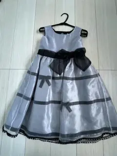 キャサリンコテージ　オーガンジードレス　グレー　130