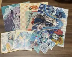 プロセカ クリアファイル ミニ色紙 ステッカー 初音ミク