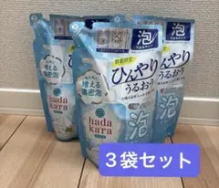 hadakara 泡で出てくるひんやりボディソープ 詰替 3個セットのサムネイル
